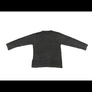 Charcoal chenille sweater